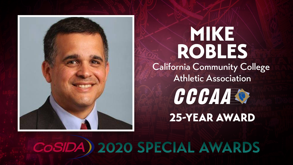 2020 Special Awards Salute: Mike Robles (CCCAA), 25-Year Award
